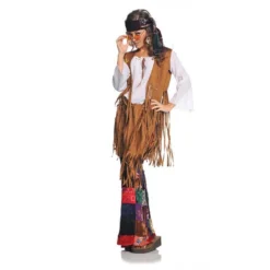 Underwraps Peace Out 60s Hippie Fringe Vest Womens Adult Halloween Costume 29284 -Halloween Magique Store 002b0c2f 861d 5d2b aea6 05697fdcc79c 21076.1663360314