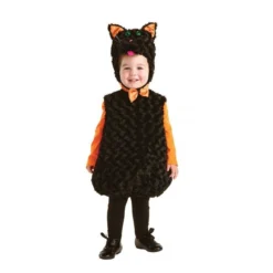 Underwraps Black Cat Belly Babies Animal Infant Toddler Halloween Costume 25969