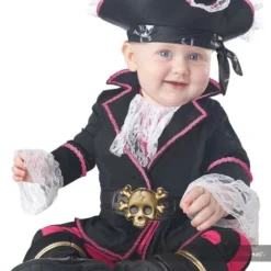 California Costumes Cap'n Cuddlebug Pirate Infants Halloween Costume 10055