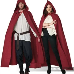 California Costumes Hooded Cloak Renaissance Adult Halloween Costume 5220-033