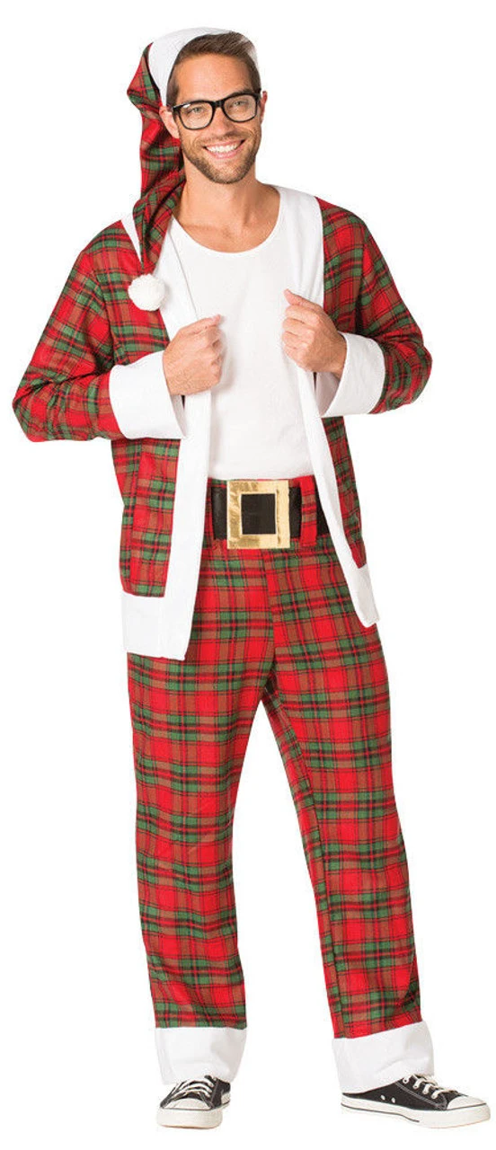 Rasta Imposta Hipster Mr. Claus Santa Adult Mens Christmas Halloween Costume 761 4 Rasta Imposta Hipster Mr. Claus Santa Adult Mens Christmas Halloween Costume 761 - Image 2