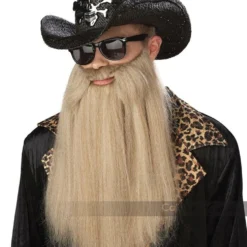 California Costumes 80s Blues Rocker ZZ Top Beard Adult Halloween Costume 70160