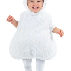 Underwraps Polar Bear Belly Zoo Animals Babies Toddler Halloween Costume 25808