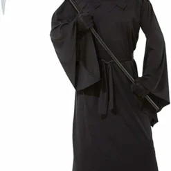 Amscan Phantom Of Darkness Grim Reaper Robe Adult Mens Halloween Costume 841196