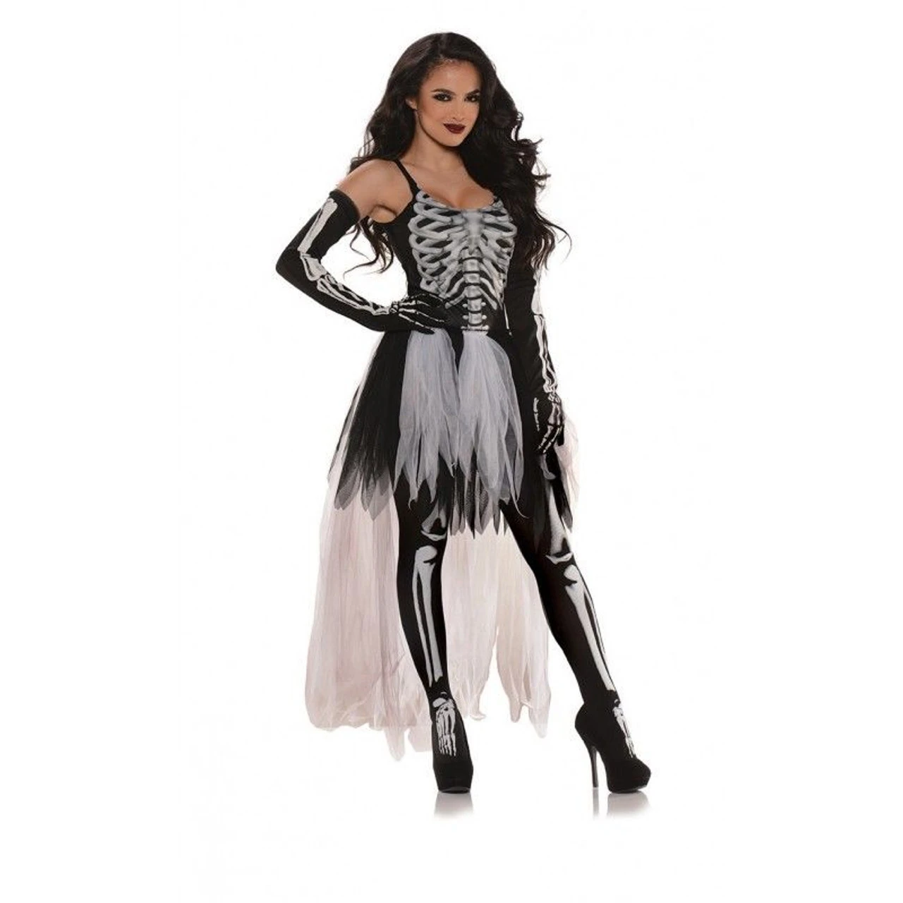 UNDER WRAPS SEXY SKELETON ADULT WOMENS COSPLAY PUNK GOTH ROCK HALLOWEEN COSTUME 3 UNDER WRAPS SEXY SKELETON ADULT WOMENS COSPLAY PUNK GOTH ROCK HALLOWEEN COSTUME