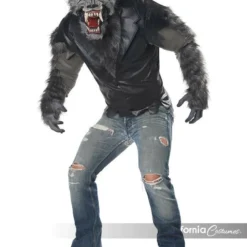 California Costumes Full Moon Fury Wolf Man Adult Mens Halloween Costume 00785