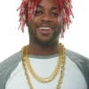 Costume Culture Rapper Braided Beads Lil Yachty Red Wig Halloween Costume 24954 -Halloween Magique Store 1516229d 905a 57c8 b0f9 03ecb054390c 40894.1562939320