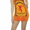 Rasta Imposta Fireball Bottle Tank Dress Adult Womens Halloween Costume GC4254