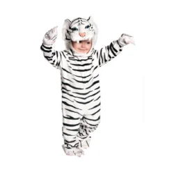 Underwraps Tiger White Animal Suit Toddler Child Halloween Costume 26022