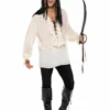 Smiffys Pirate Shirt Ivory Lace Up Adult Mens Halloween Costume Accessory 40383 -Halloween Magique Store 18e1250e e6d4 56b6 b230 3a81a5cd3825 05581.1562162315