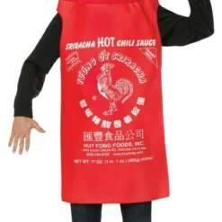 Rasta Imposta Sriracha Hot Sauce Funny Tunic Adult Halloween Costume GC4625