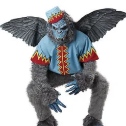 ADULT MENS EVIL WINGED MONKEY FLYING CHIMP WIZARD OF OZ HALLOWEEN COSTUME S-XXL