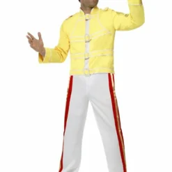 Smiffys Queen Freddie Mercury Jacket Pants Adult Mens Halloween Costume 48299