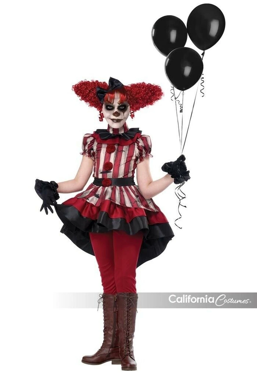 California Costumes Wicked Klown Clown Dress Childrens Halloween Costume 00623 4 California Costumes Wicked Klown Clown Dress Childrens Halloween Costume 00623 - Image 2