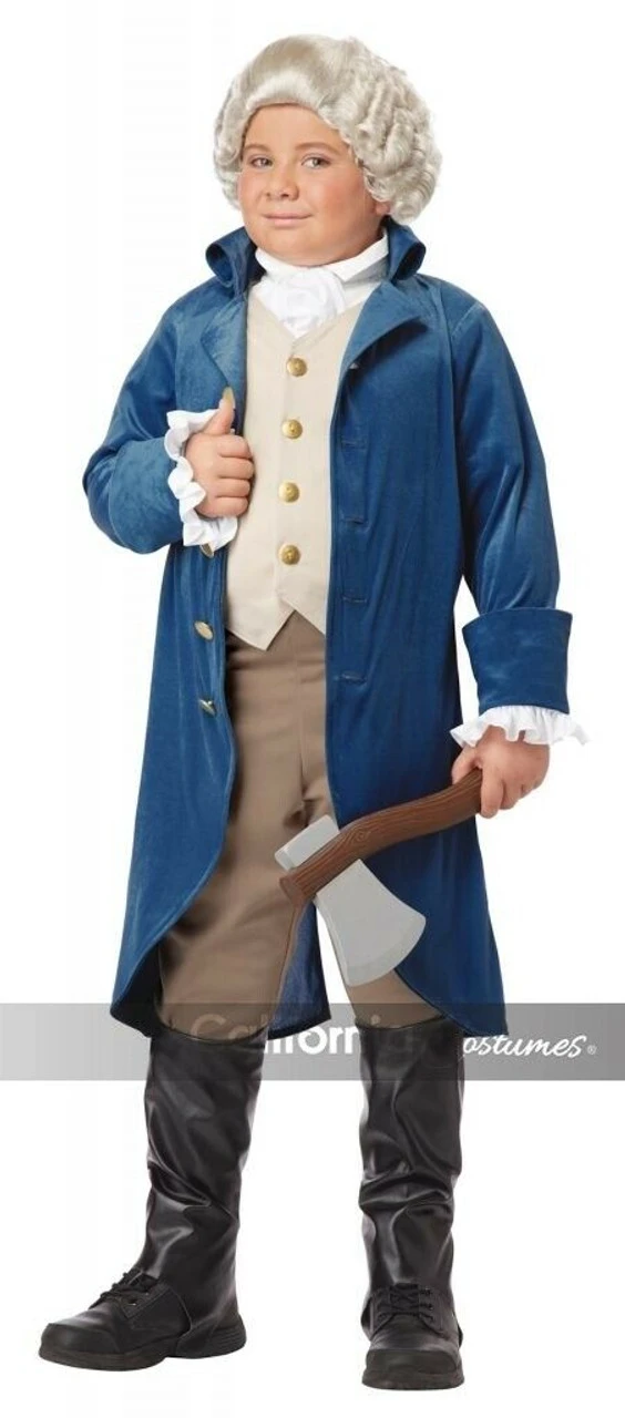 California Costumes George Washington President Childs Halloween Costume 00429 3 California Costumes George Washington President Childs Halloween Costume 00429