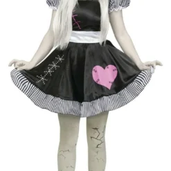 Fun World Broken Doll Cosplay Ragdoll Toy Horror Halloween Costume 124074