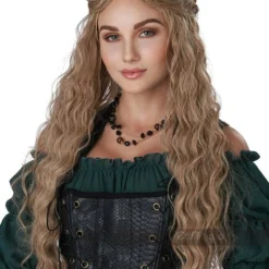 California Costumes Renaissance Maiden Blonde Wig Halloween Costume 7020-046