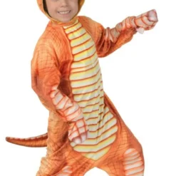 Underwraps Triceratops Dinosaur Orange Animals Toddlers Halloween Costume 27619