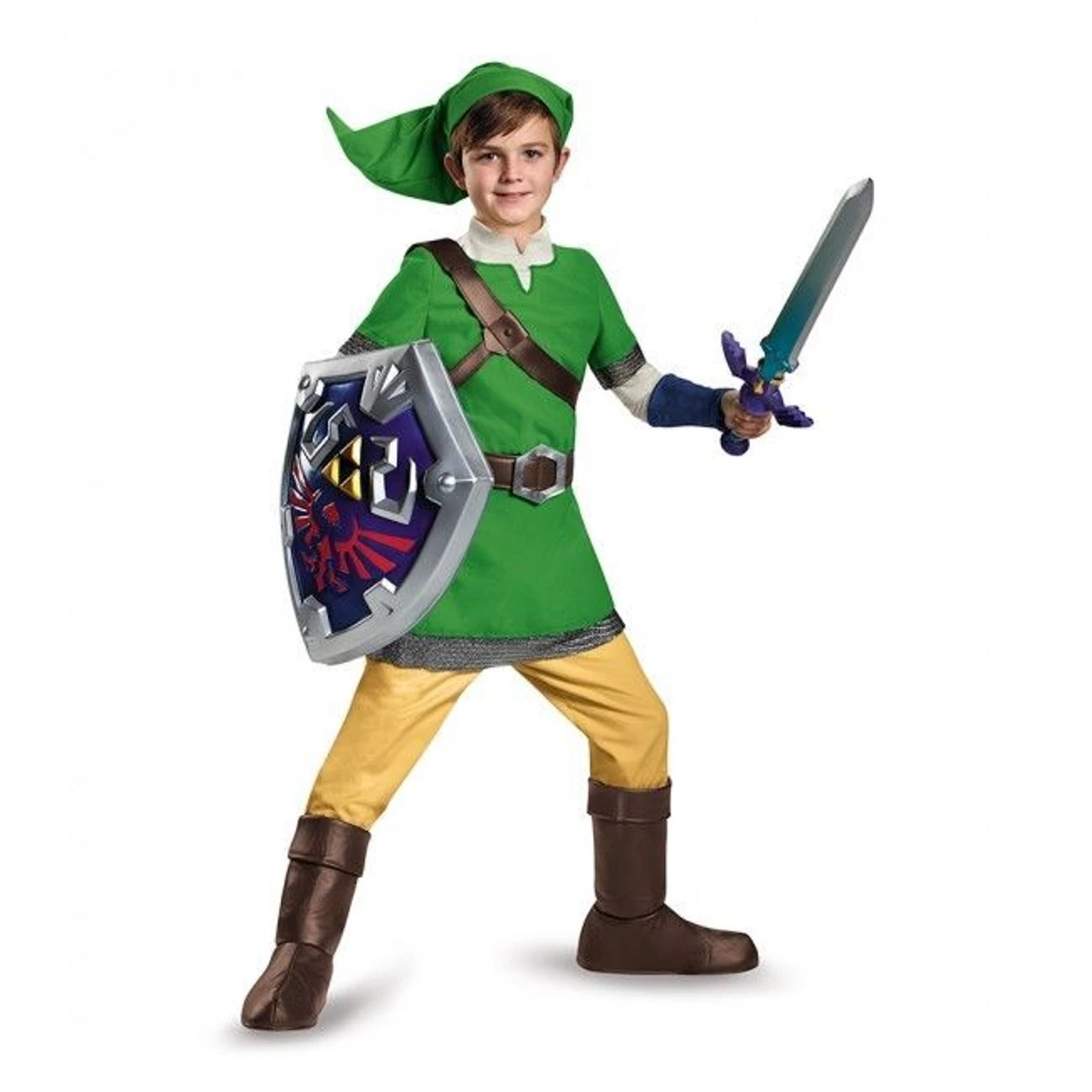 Disguise Legend Of Zelda Link Deluxe Game Child Boys Halloween Costume 85726 3 Disguise Legend Of Zelda Link Deluxe Game Child Boys Halloween Costume 85726