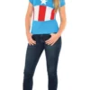 Rubies American Dream Captain Costume Top Mask Adult Halloween Costume 810424
