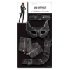 Amscan Bad Kitty Bondage Sexy Tail Ears Mask Halloween Costume Accessory Kit