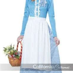 California Costumes Pioneer Prairie Colonial Woman Adult Halloween Costume 01248