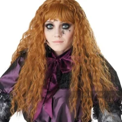 California Costumes Creepy Doll Strawberry Blonde Childs Halloween Wig 7020-109