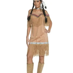 Smiffys Native American Indian Inspired Adult Womens Halloween Costume 36127
