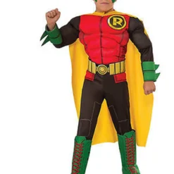 Rubies DELUXE ROBIN BATMAN ARKHAM GOTHAM CITY HALLOWEEN COSPLAY CHILD COSTUME