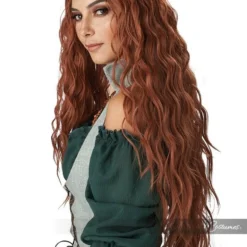 California Costumes Renaissance Maiden Auburn Wig Halloween Costume 7020-044 -Halloween Magique Store 31c43d17 ef93 5903 a82c 2228656d67a3 94854.1605540278