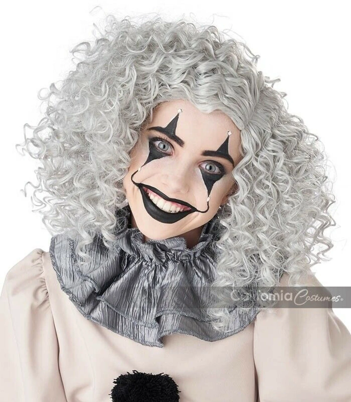 California Costumes Corkscrew Clown Curly Wig Adult Halloween Costume 7020-119 4 California Costumes Corkscrew Clown Curly Wig Adult Halloween Costume 7020-119 - Image 2