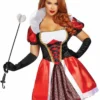 Leg Avenue Wonderland Queen Of Hearts Adult Womens Halloween Costume 86839
