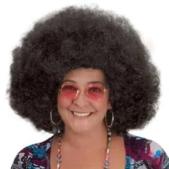 Loftus International Disco Black Afro Wig Halloween Costume Accessory GP-0019