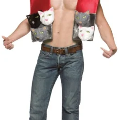 Rasta Imposta Cats Pussy Magnet Giant Foam Adult Mens Halloween Costume GC6090