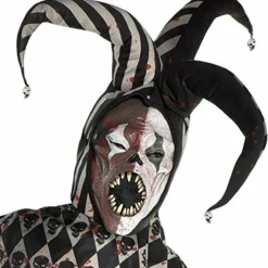 Amscan Twisted Jester Clown Bloody Scary Horror Childrens Mask Halloween Costume -Halloween Magique Store 3892138f e744 5781 a41e be6518b6d3e4 76595.1649424031