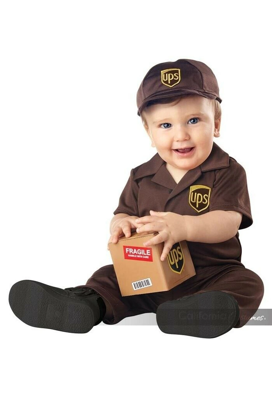 California Costumes UPS Uniform Worker Infants Baby Halloween Costume 10054 3 California Costumes UPS Uniform Worker Infants Baby Halloween Costume 10054
