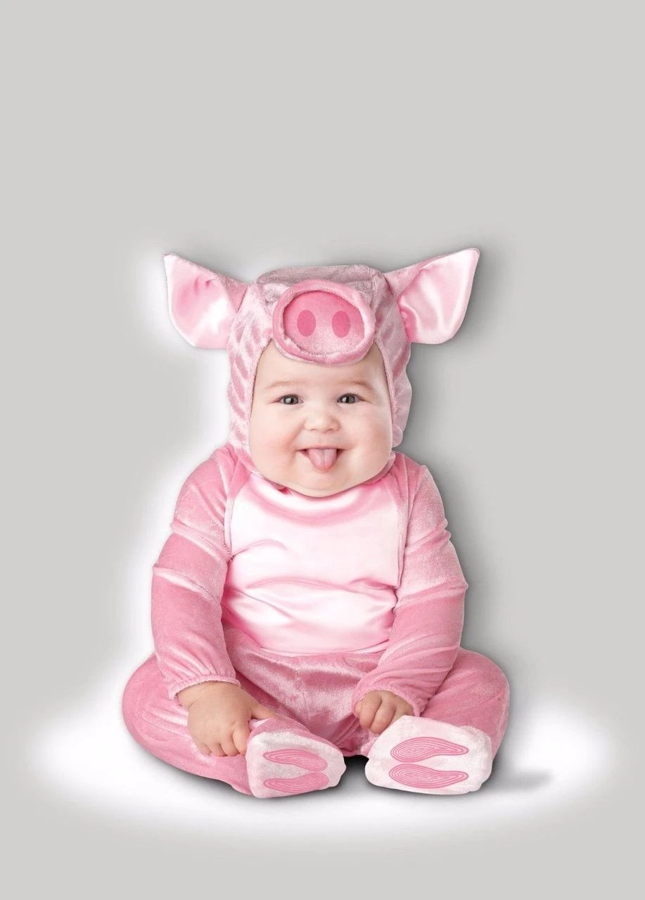 Incharacter This Lil' Piggy Pig Zoo Animal Infant Baby Halloween Costume 16012 5 Incharacter This Lil' Piggy Pig Zoo Animal Infant Baby Halloween Costume 16012 - Image 3