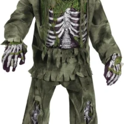 Fun World Skeleton Zombie Horror Undead Child Boys Halloween Costume 5919