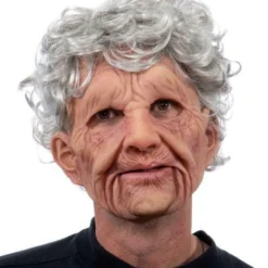 Zagone Supersoft Old Woman Granny Mask Adult Unisex Halloween Costume M9003