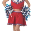California Costumes Patriotic Cheerleader Child Girls Halloween Costume 00411