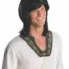 Rubies 70s Guy Surfer Wig Black Adult Mens Halloween Costume Accessory 51846