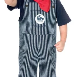 Fun World Train Engineer Conductor Toddler Boys Halloween Costume 114891