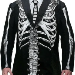 Underwraps Bones Skeleton Death Halloween Costume Men's Sport Coat Jacket 30512 -Halloween Magique Store 4f353494 dc9c 5bca badd 801b8d2378b9 88932.1647620947