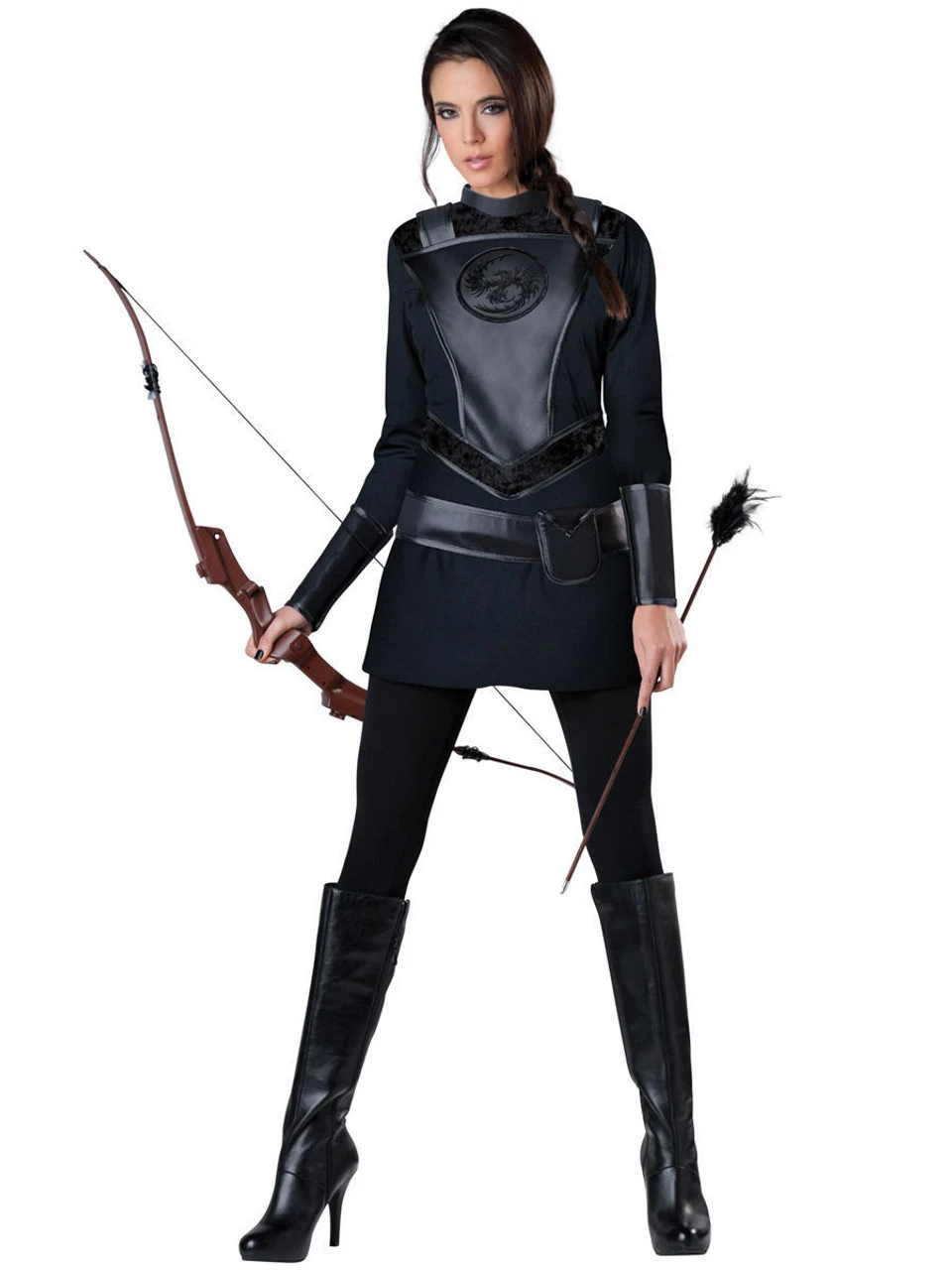 Adult Womens Warrior Huntress Punk Movie Goth Halloween Costume Cosplay 11092 3 Adult Womens Warrior Huntress Punk Movie Goth Halloween Costume Cosplay 11092