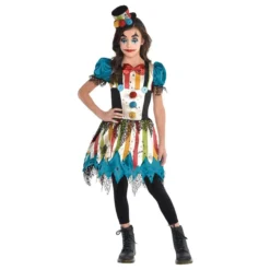 Amscan Creepy Sad Clown Colorful Childrens Girls Dress Halloween Costume -Halloween Magique Store 5608a33c bd09 5687 872c 2ab55214db30 60237.1662065691