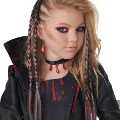 California Costumes Clip In Red Hair Braids Punk Halloween Accessory 7020-107 -Halloween Magique Store 5853e66b 5ebc 5364 a7ee ec2c6bd2e3d8 50247.1605540310