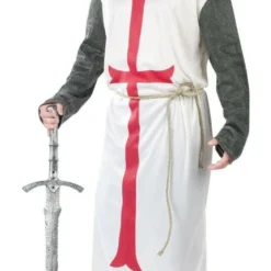 Fun World Templar Knight Medieval Joust Castle Cosplay Halloween Costume 130504