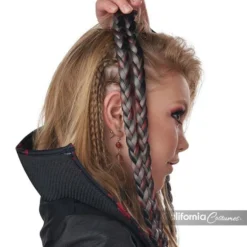 California Costumes Clip In Red Hair Braids Punk Halloween Accessory 7020-107 -Halloween Magique Store 594fdeea 311a 58cd a264 96ea5cd9cb1a 46983.1605540311