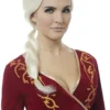 Costume Culture Ancient Princess Womens Blonde Braided Wig Halloween Accessory
