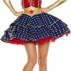 Party King Wonderful Sweetheart Wonder Dress Adult Woman Halloween Costume PK819